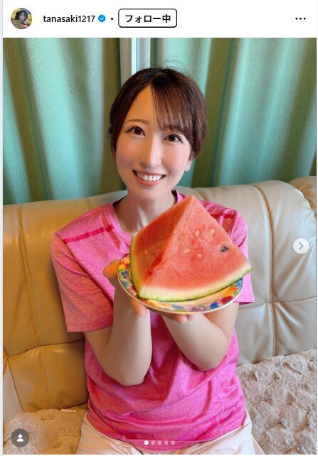 田中さきのインスタグラムから