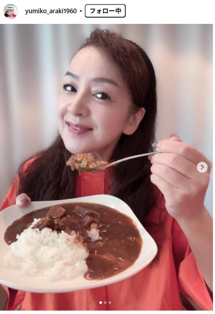 荒木由美子のインスタグラムから