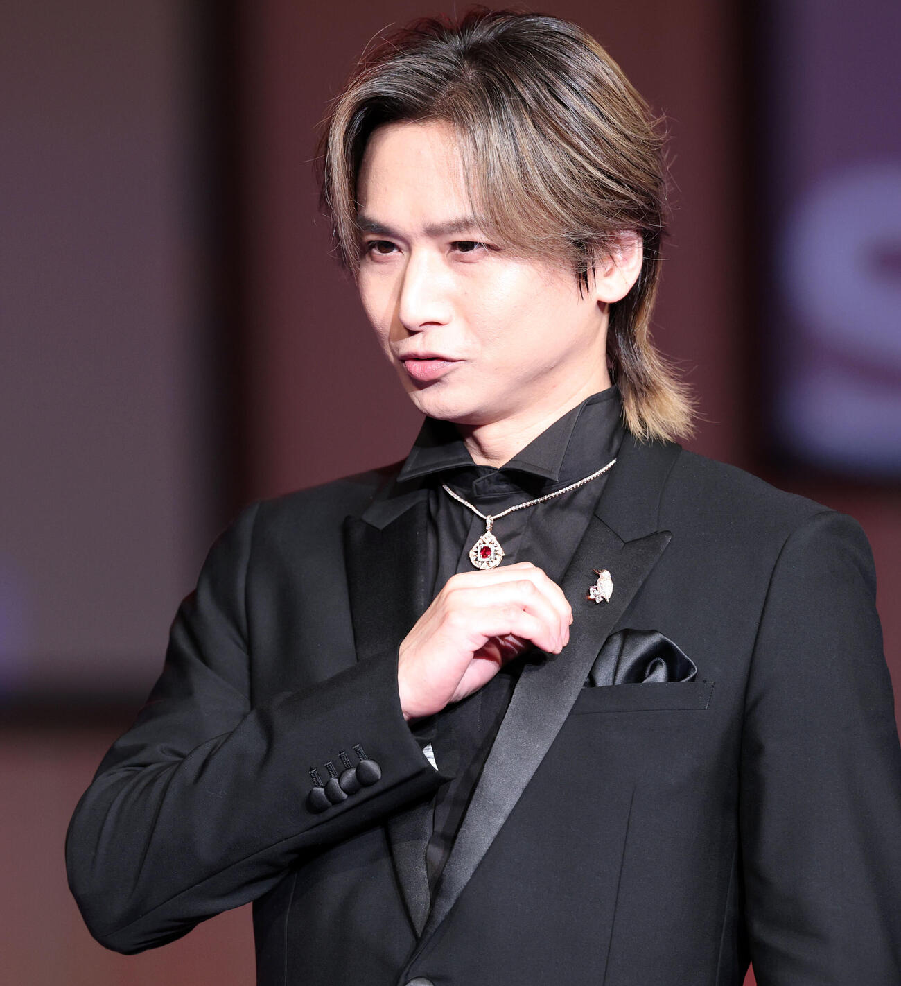 第37回日本ジュエリーベストドレッサー賞で特別賞エンターテイナー部門を受賞した堂本光一（撮影・浅見桂子）