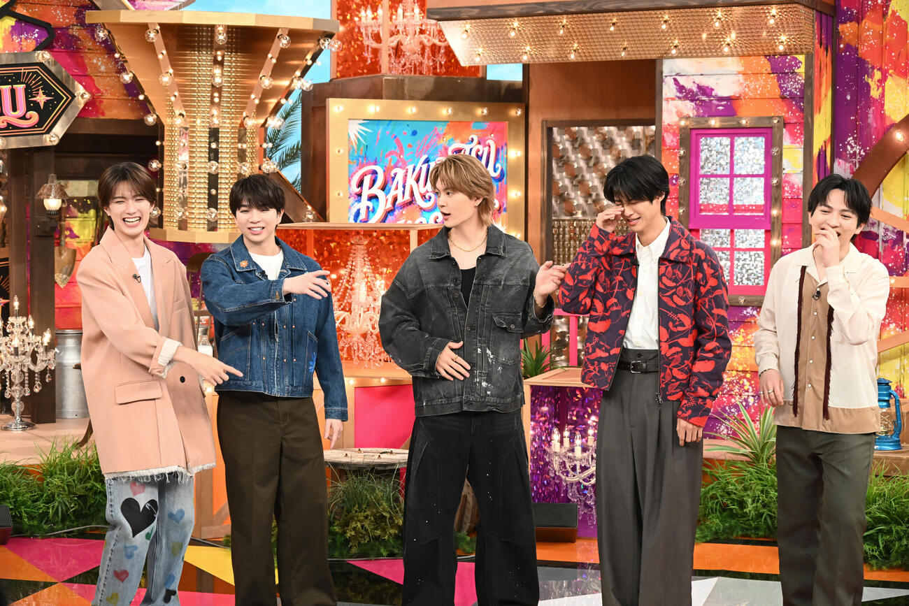 TBS「M！LKの爆裂ミッション」収録の様子（C）TBS