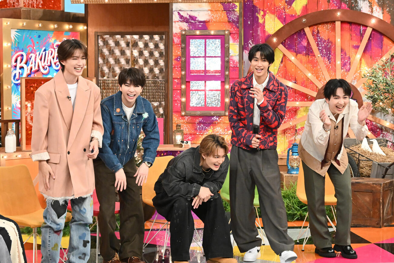TBS「M！LKの爆裂ミッション」収録の様子（C）TBS