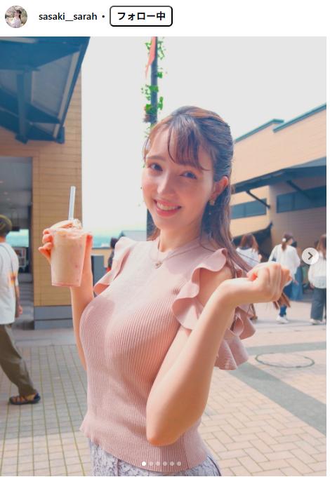 佐々木沙羅のインスタグラムから