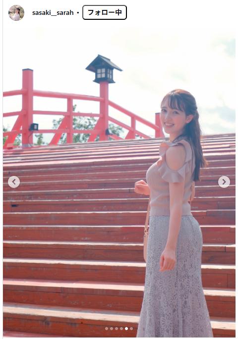 佐々木沙羅のインスタグラムから