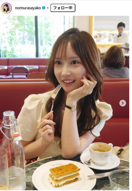 野村彩也子のインスタグラムから