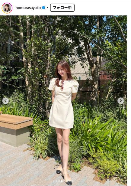 野村彩也子のインスタグラムから
