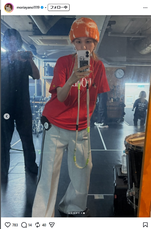 森彩乃のインスタグラムから