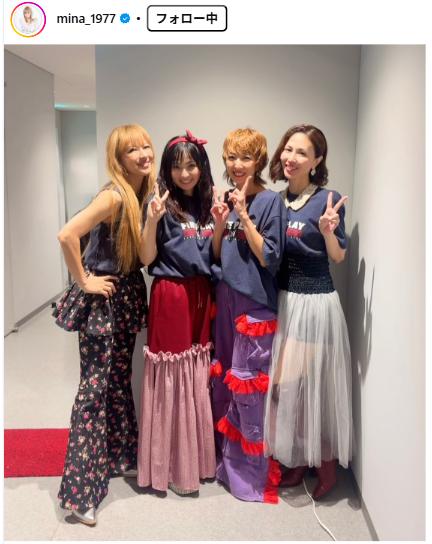 MINAのインスタグラムから