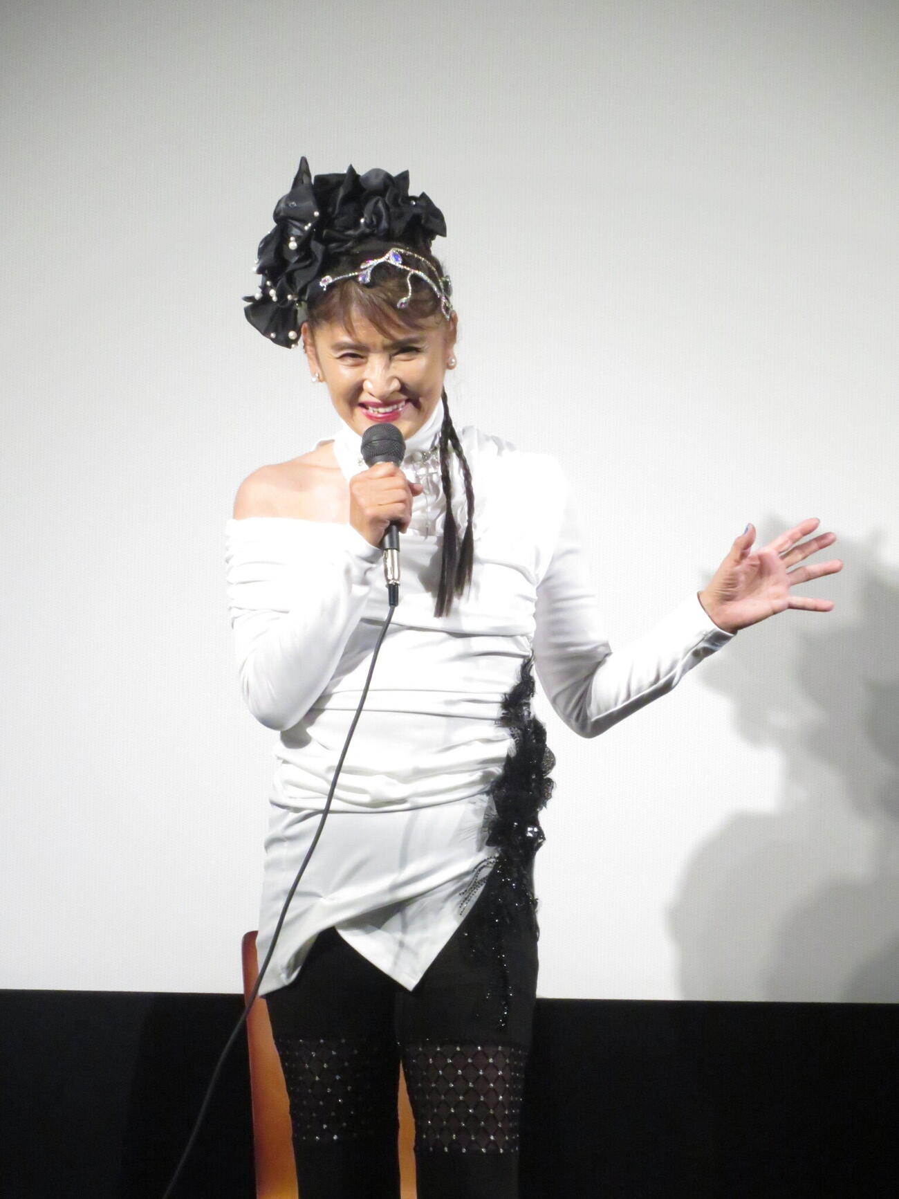 トークイベントを行った志穂美悦子