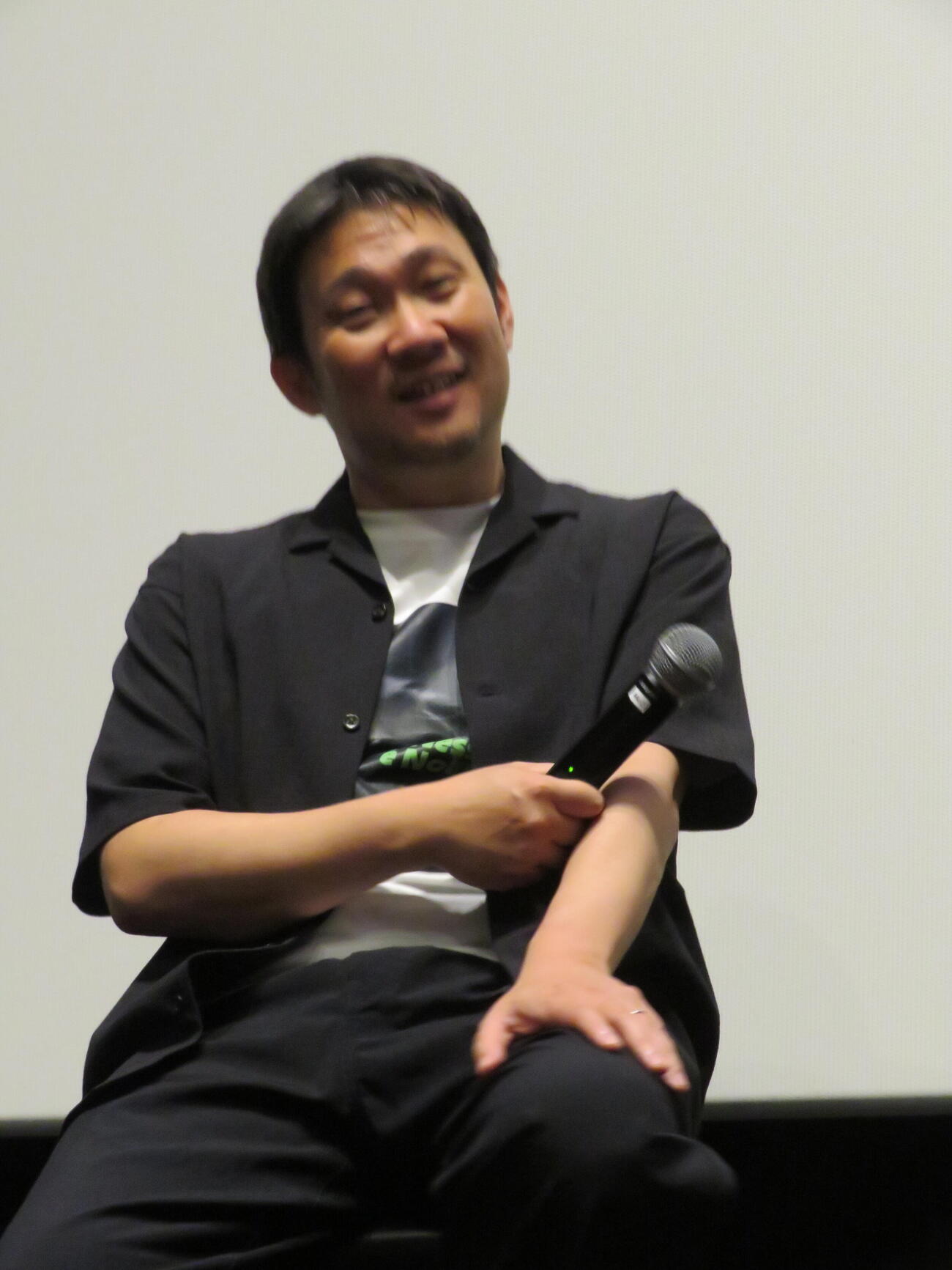 「急に具合が悪くなる」公開記念トークイベントに登壇した濱口竜介監督（撮影・村上幸将）