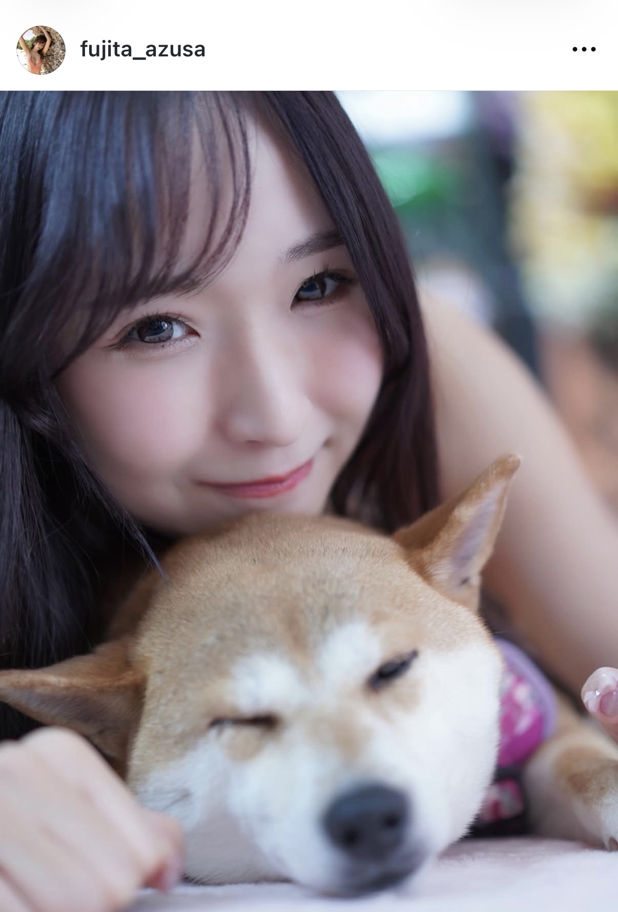 藤田あずさのインスタグラムから