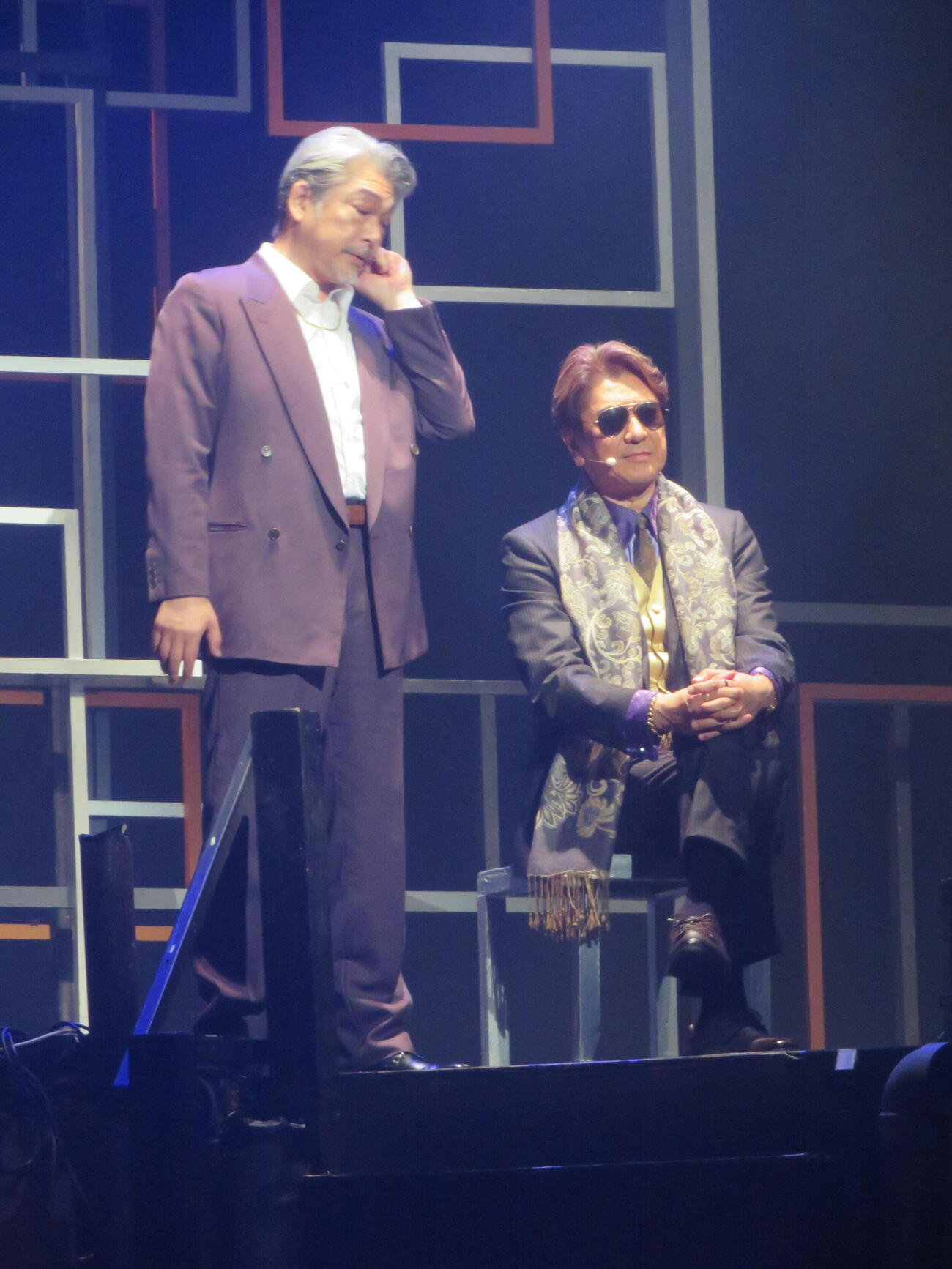 舞台「GINZA MIGHTY GUY」公開舞台稽古のワンシーン（撮影・川田和博）