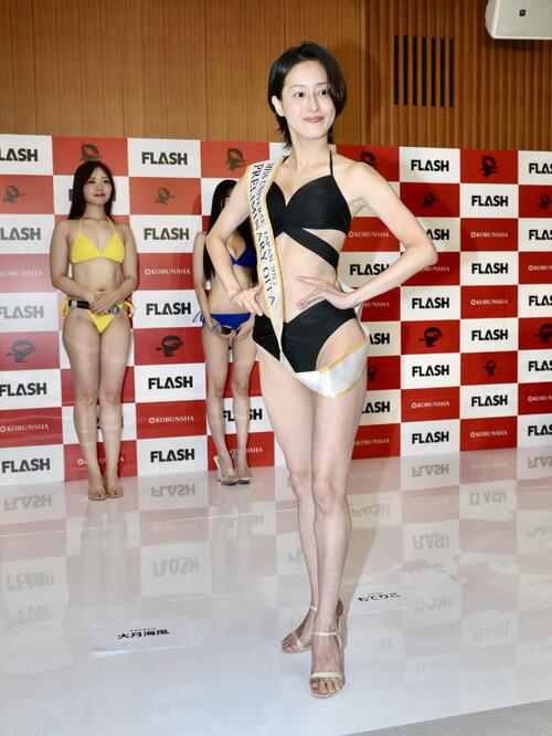 アピールタイムでパフォーマンスする千原彩叶（撮影・河田真司）