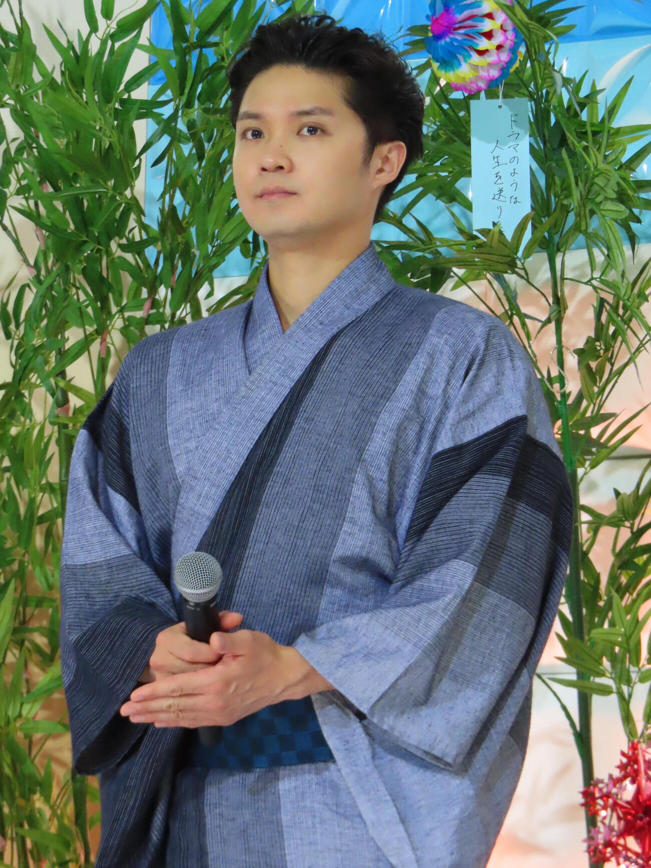 七夕プレミア記者会見に登壇した磯村勇斗