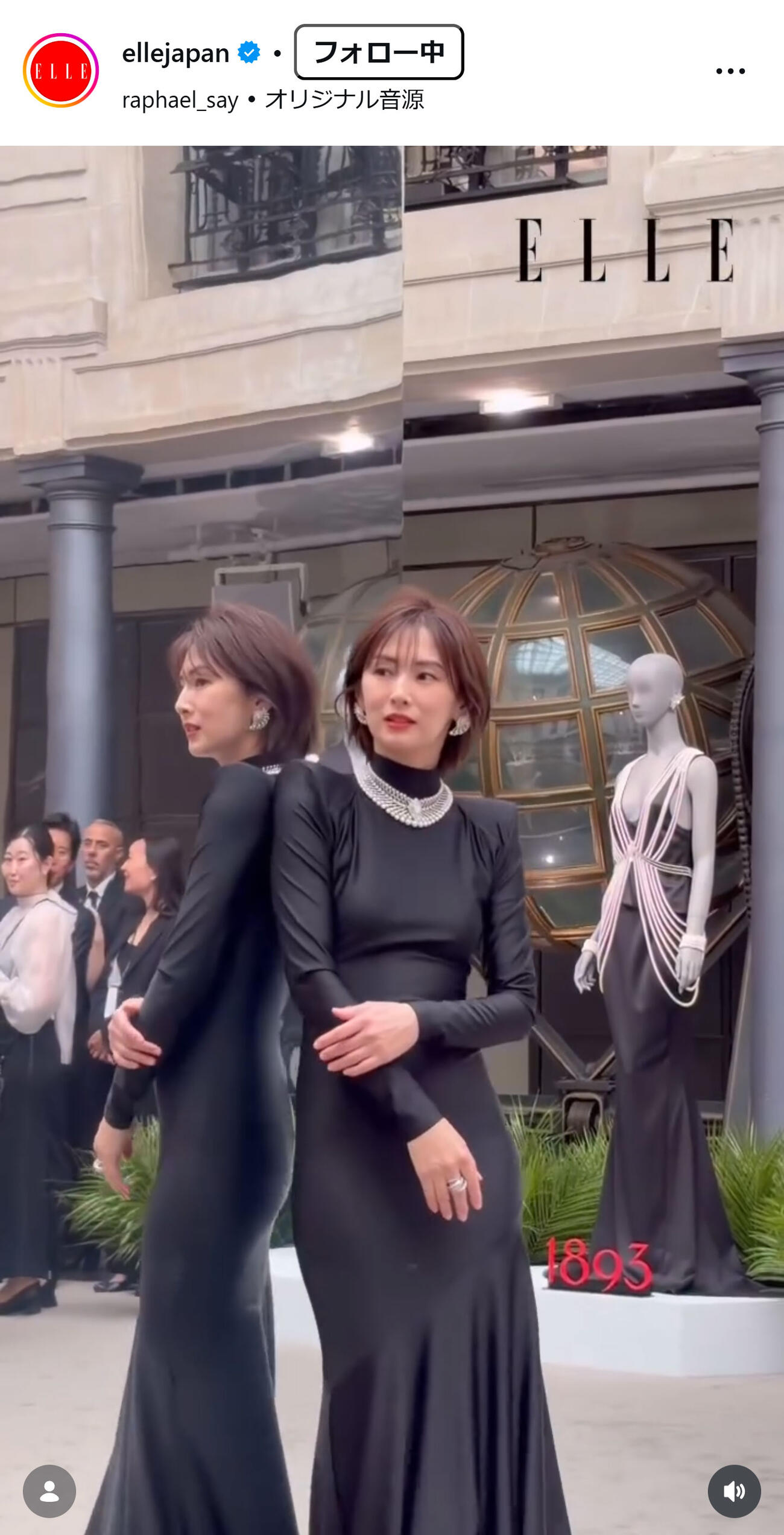 ELLE Japanのインスタグラムから