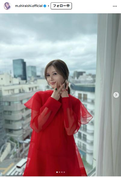 白石麻衣のインスタグラムから