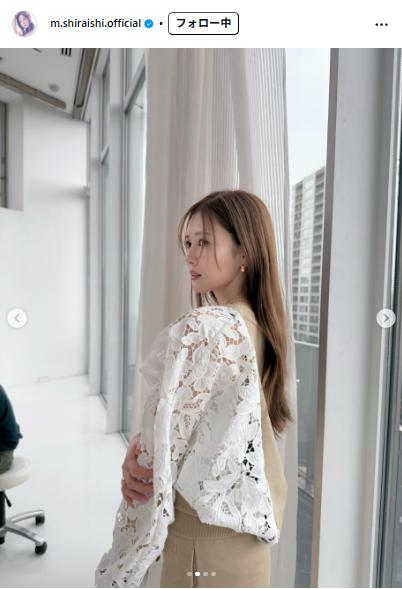 白石麻衣のインスタグラムから