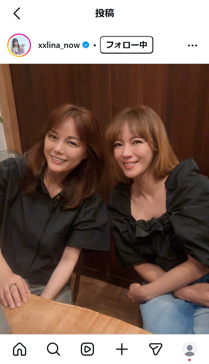 MAX・LINAのインスタグラムから