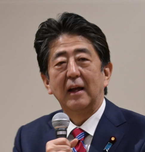 安倍晋三元首相（2022年6月撮影）