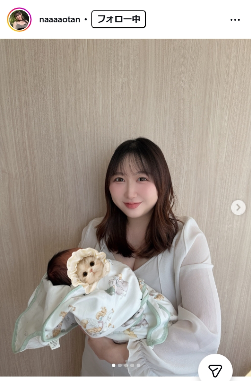 鳥住奈央のインスタグラムから