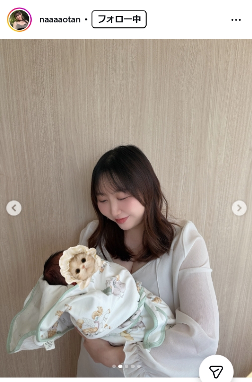 鳥住奈央のインスタグラムから