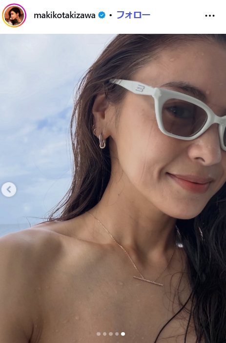 滝沢眞規子のインスタグラムから