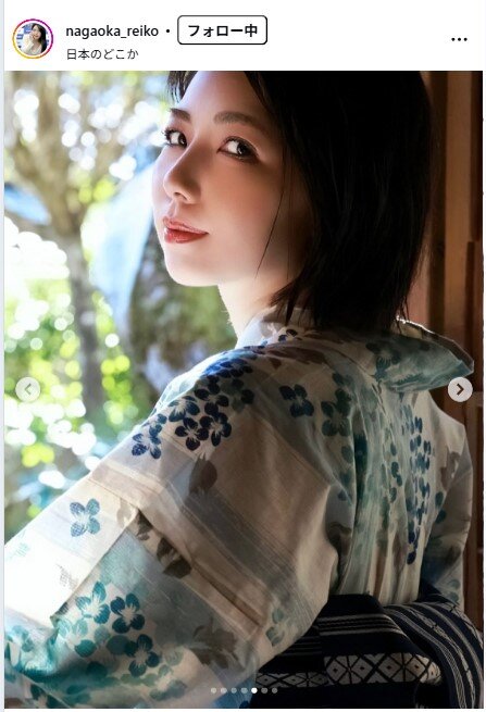 永岡怜子のインスタグラムから