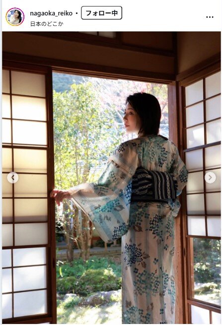 永岡怜子のインスタグラムから