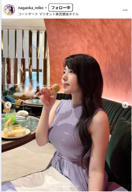 永岡怜子のインスタグラムから