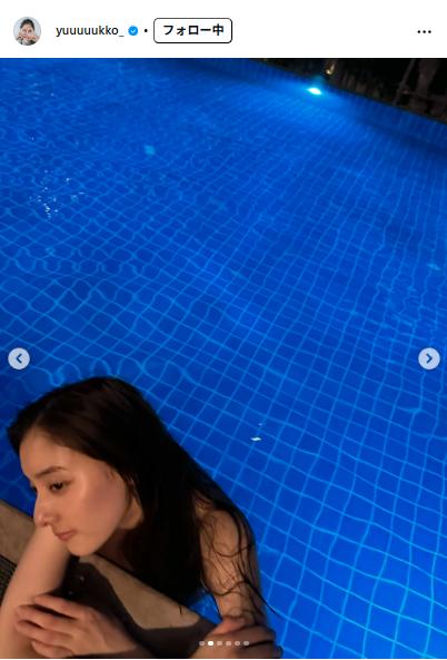 新木優子のインスタグラムから