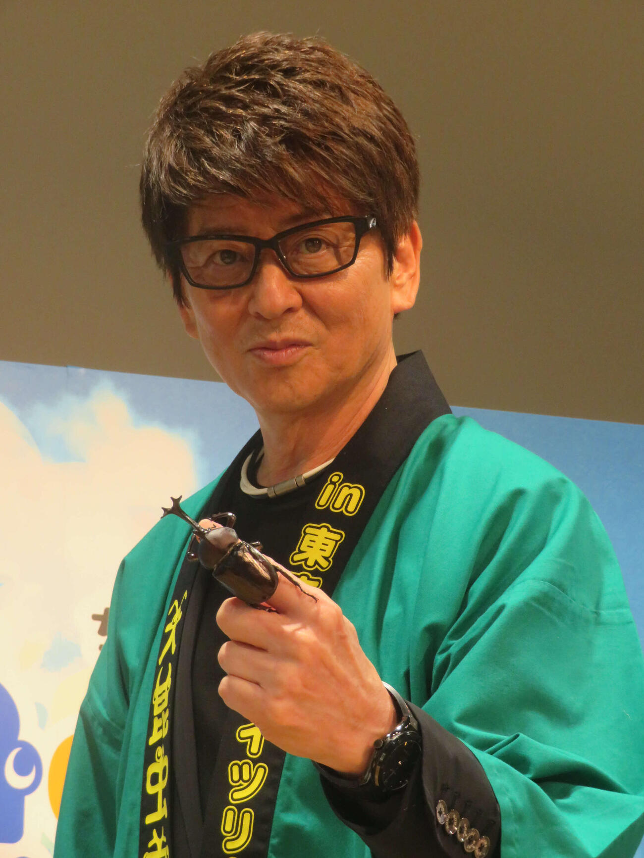 「大昆虫展in東京スカイツリータウン～ようこそ昆虫の惑星へ～」プレス発表会に出席した哀川翔