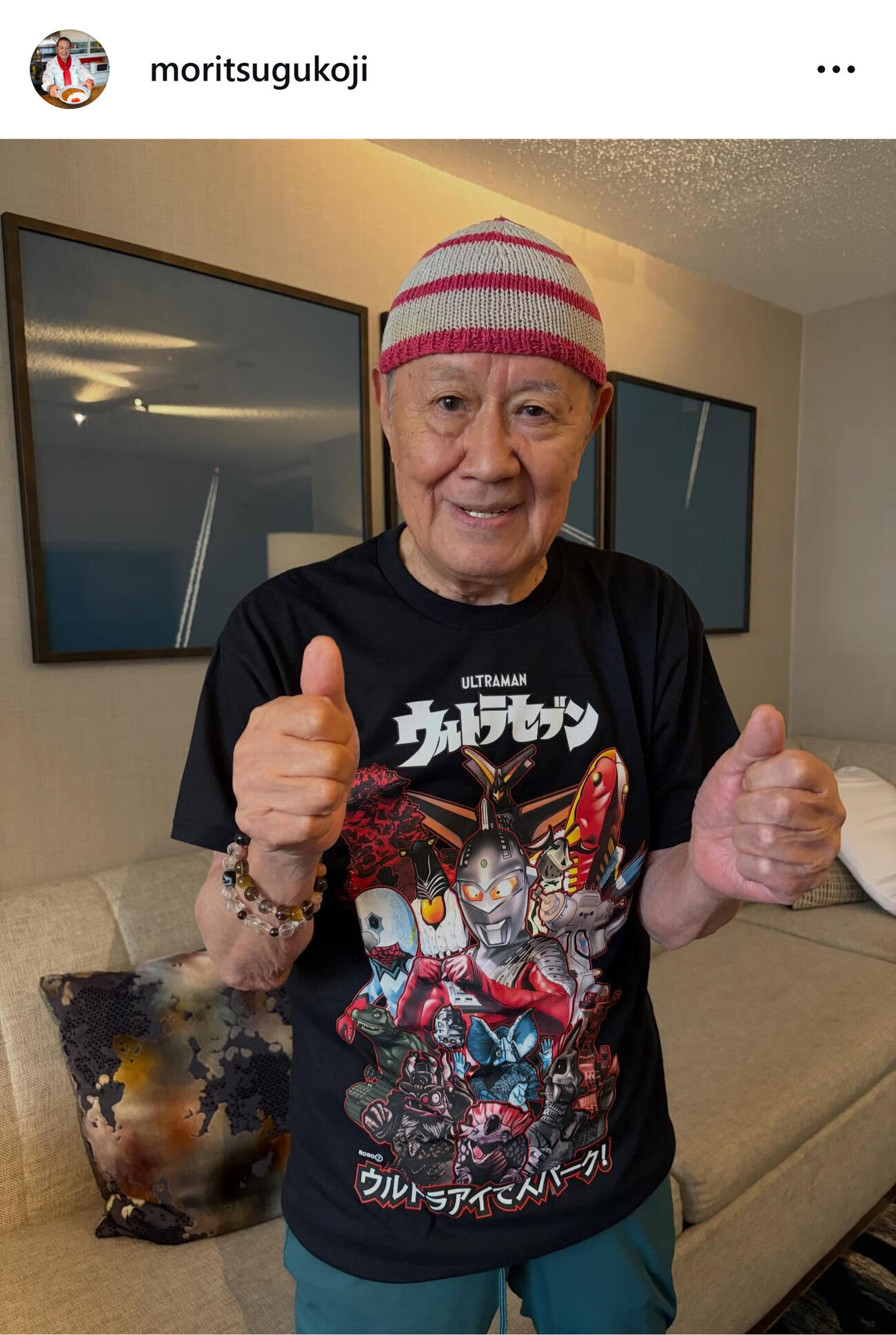 森次晃嗣のインスタグラムから
