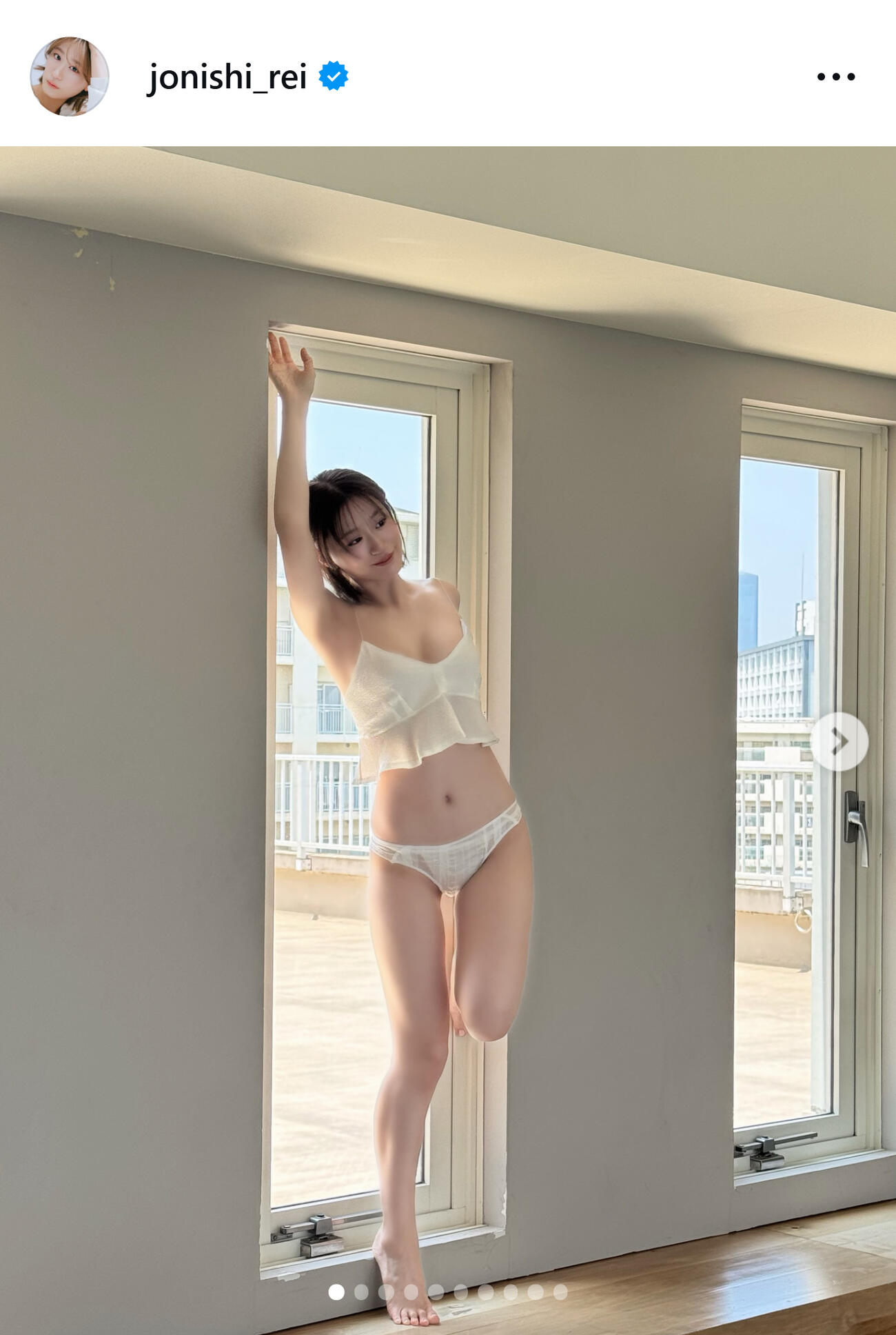 上西怜のインスタグラムから