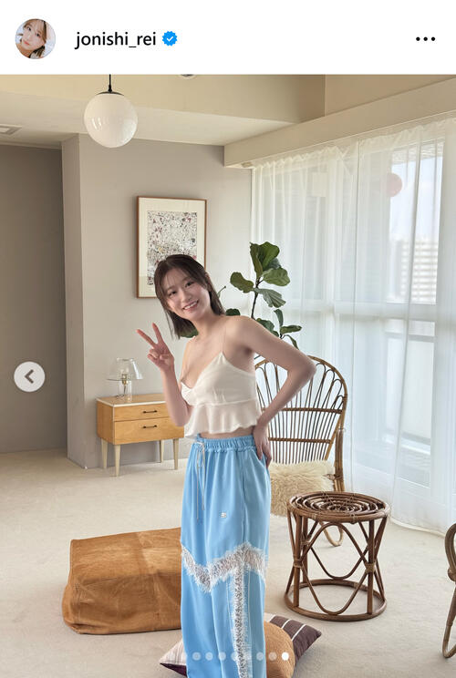 グラビアの女王」元NMB上西怜、曲線美際立つ大胆露出「大人っぽ