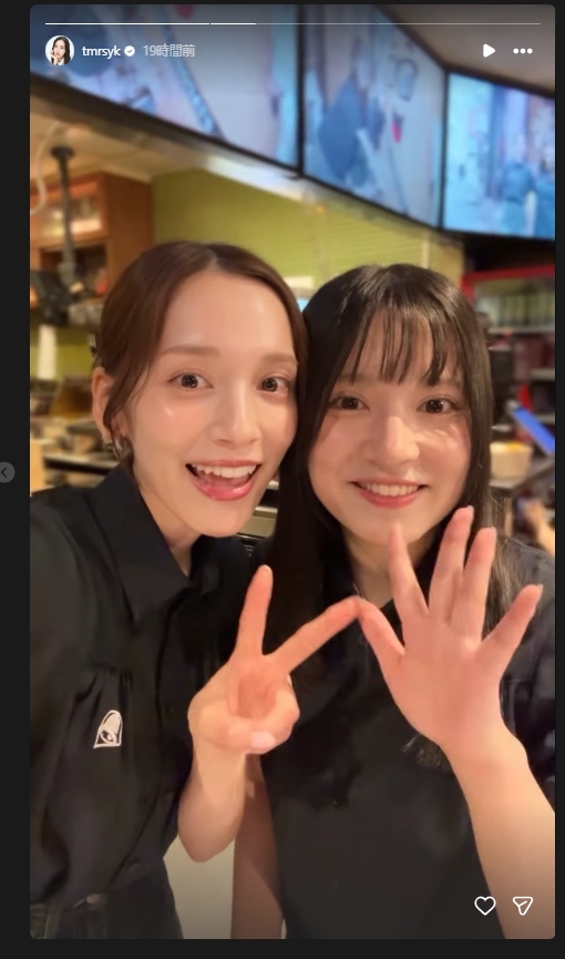 都丸紗也華のインスタグラムから