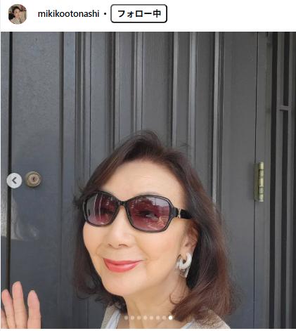 音無美紀子のインスタグラムから