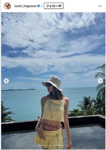 王林のインスタグラムから