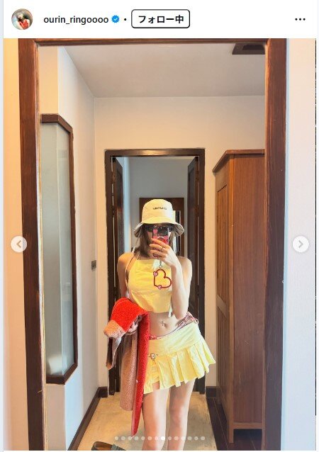王林のインスタグラムから