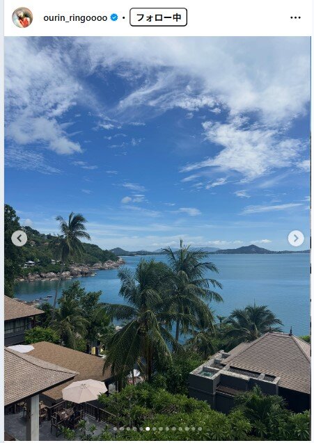 王林のインスタグラムから