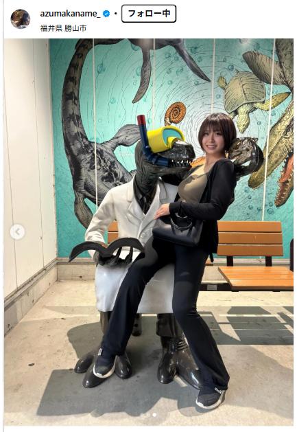 東かなめのインスタグラムから