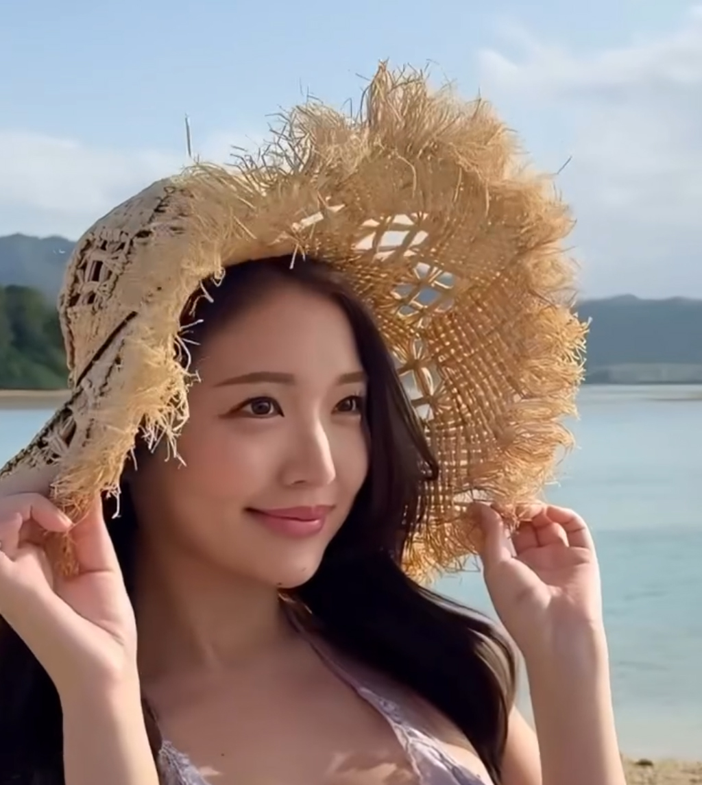 V字形ハイレグ姿を披露した水咲優美（水咲優美のインスタグラムから）
