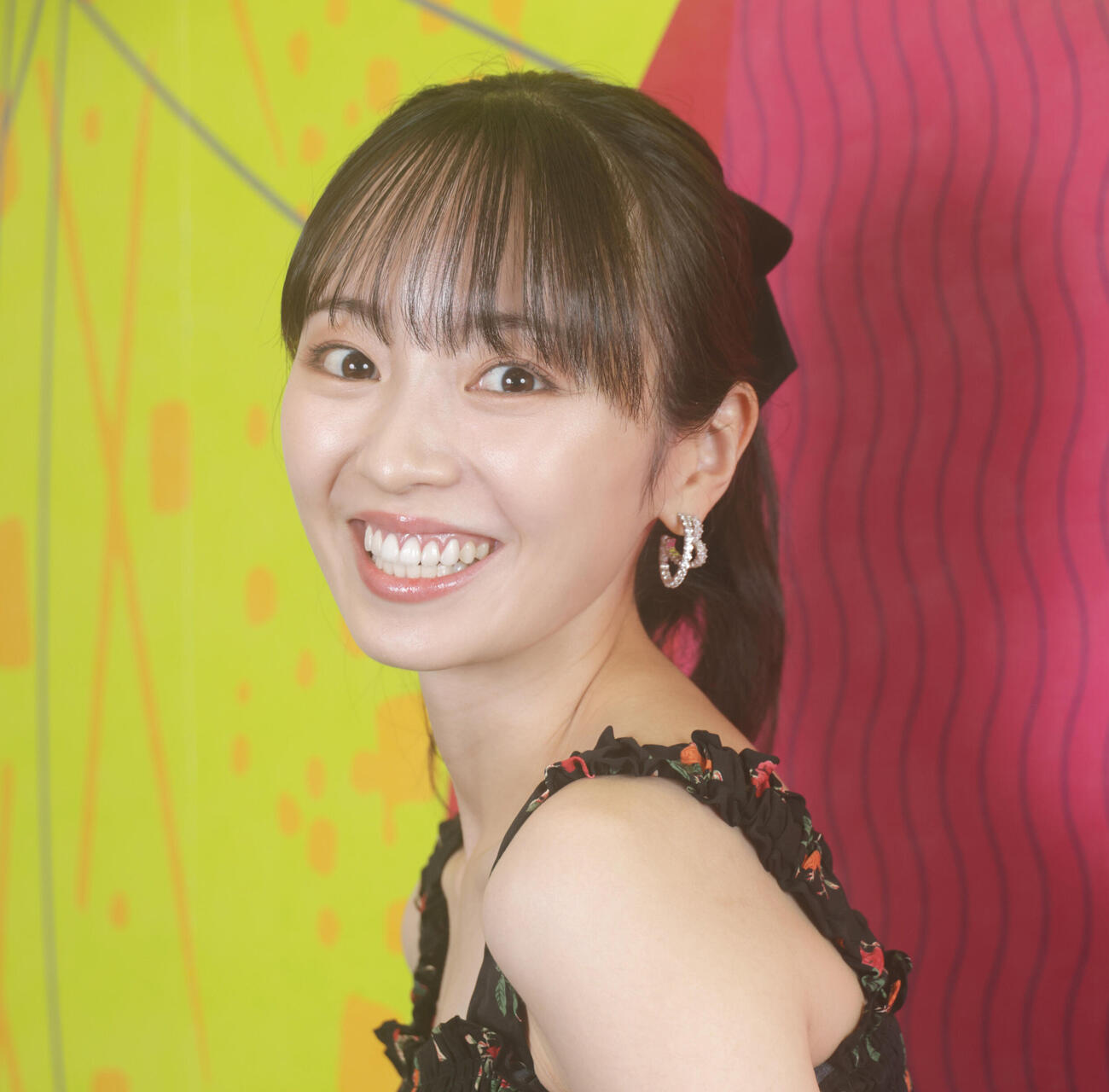 ドラマ出演への意気込みを語る今泉佑唯（撮影・中島郁夫）