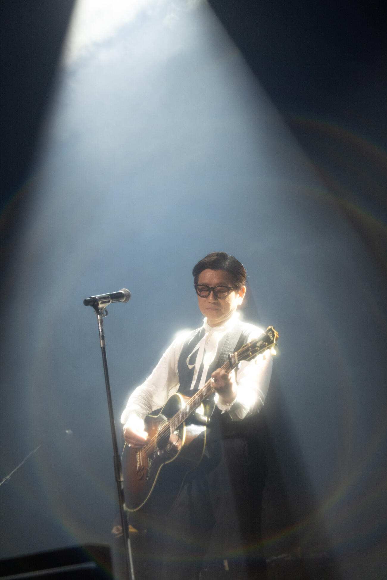 47都道府県ツアー「F－UTA－TABI」最終公演を行った藤井フミヤ（平野タカシ氏撮影）