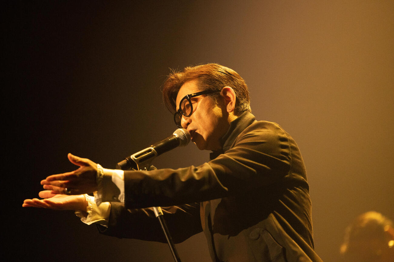 47都道府県ツアー「F－UTA－TABI」最終公演を行った藤井フミヤ（平野タカシ氏撮影）