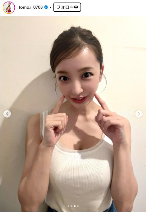 板野友美のインスタグラムから
