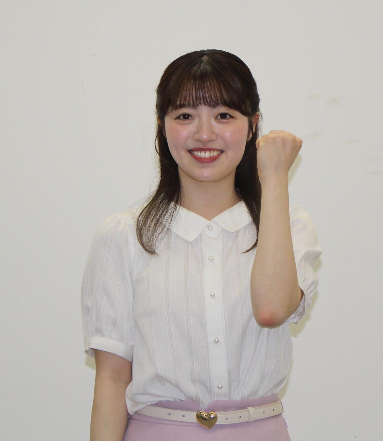 13日の「よ～いドン！」でデビューを飾ったカンテレの柏原怜奈アナウンサー