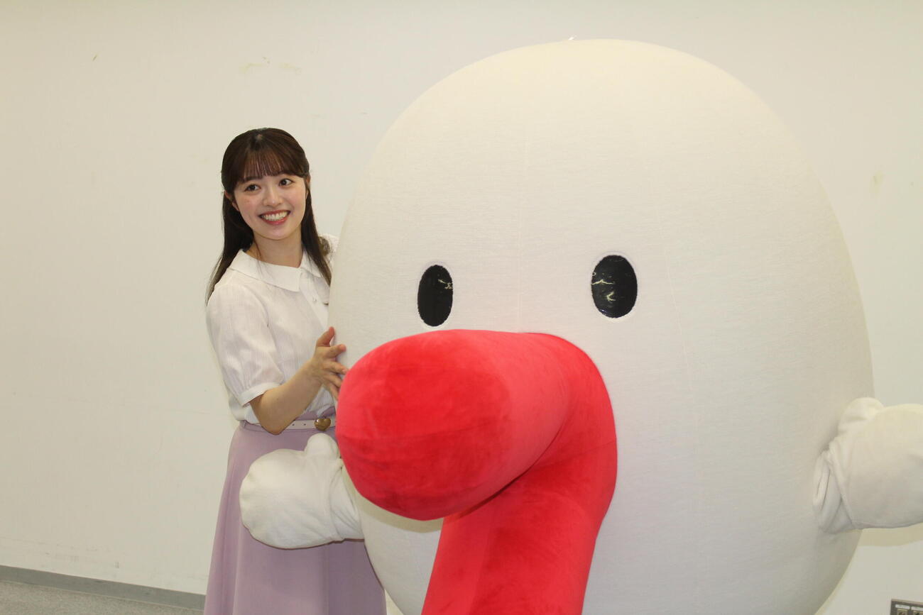 13日の「よ～いドン！」でデビューを飾ったカンテレの柏原怜奈アナウンサー