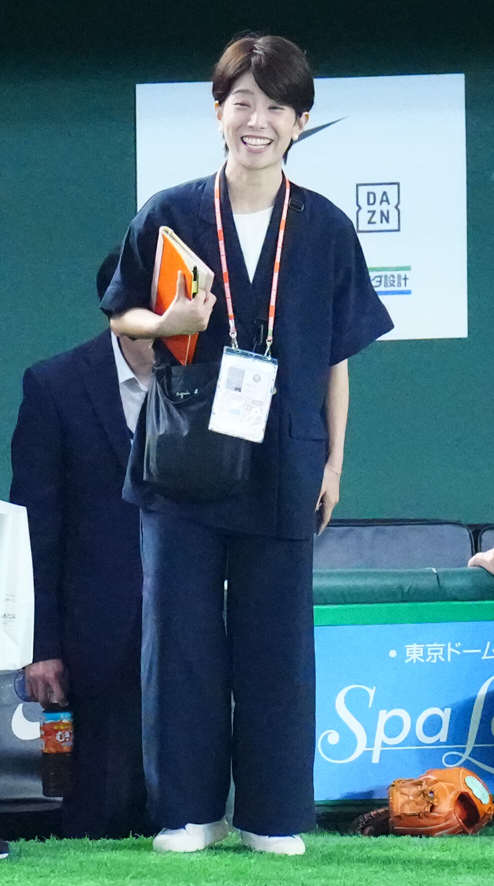 巨人球団職員の元NHKアナウンサー廣瀬智美さん（2026年7月撮影）