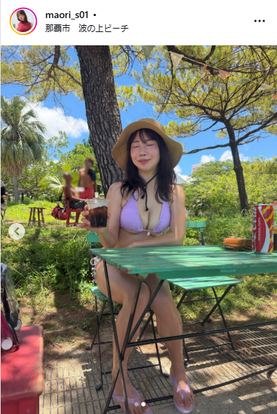 谷まお莉のインスタグラムから
