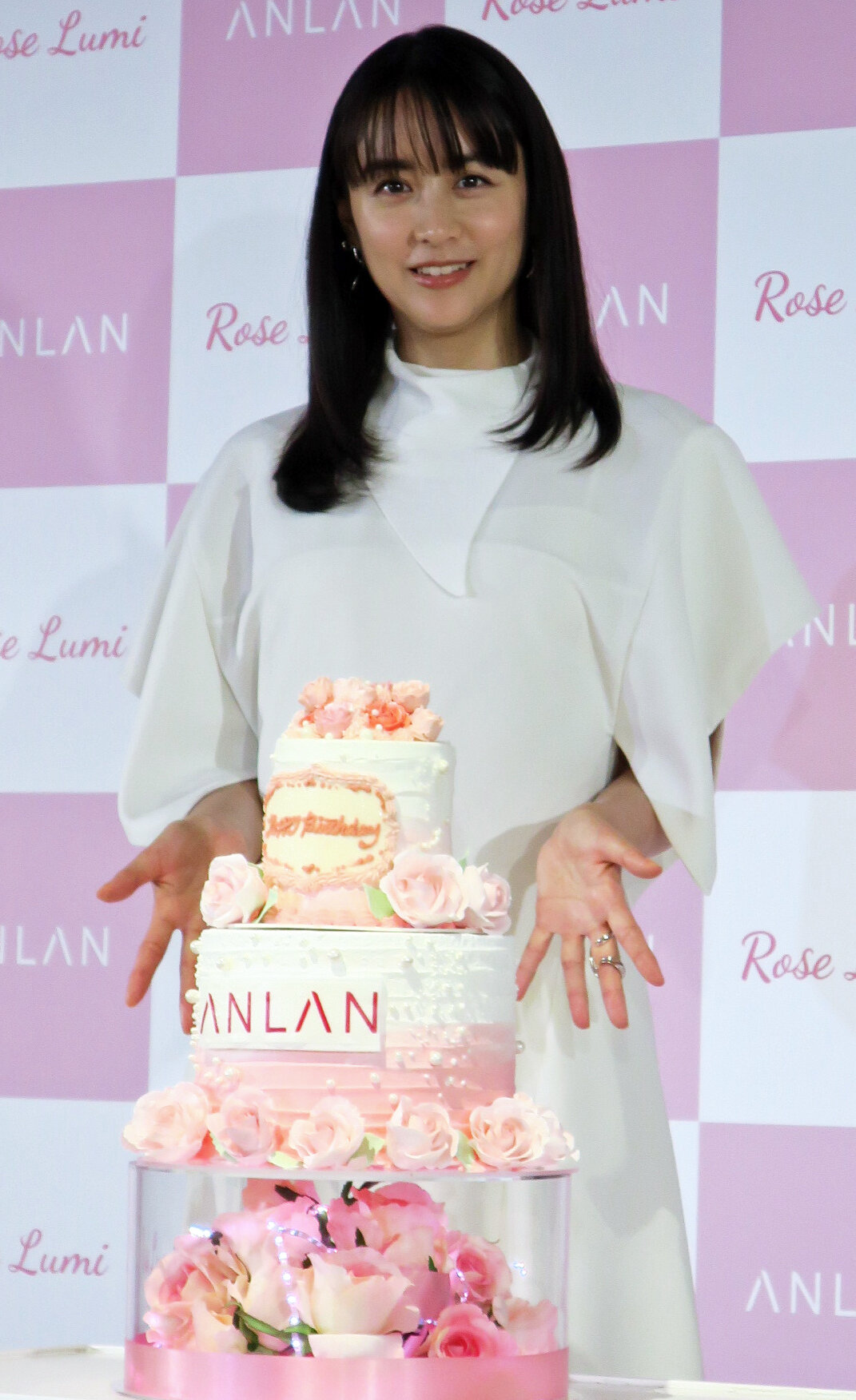 「ANLAN新商品発表会」に登場した山本美月