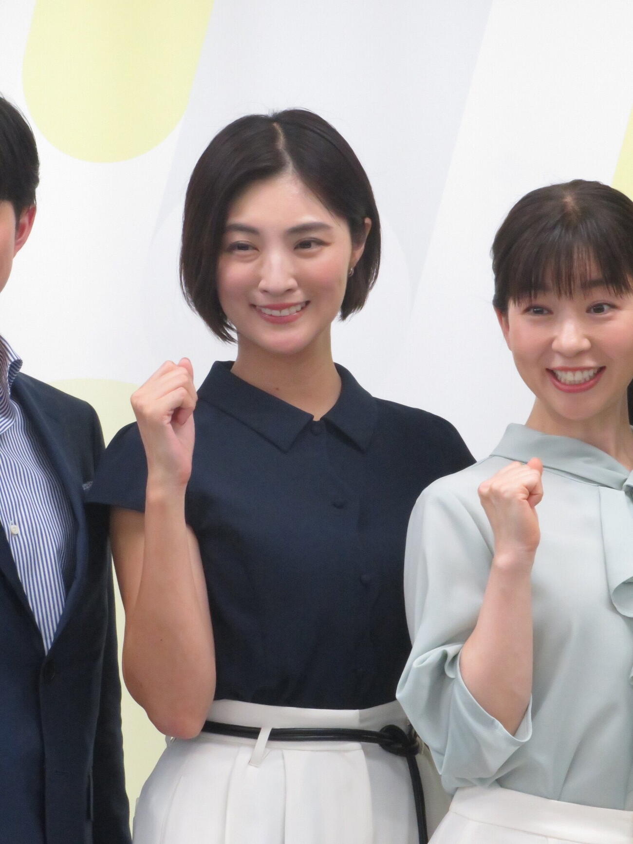 「6局防災プロジェクト」で会見した日本テレビ岩本乃蒼アナ